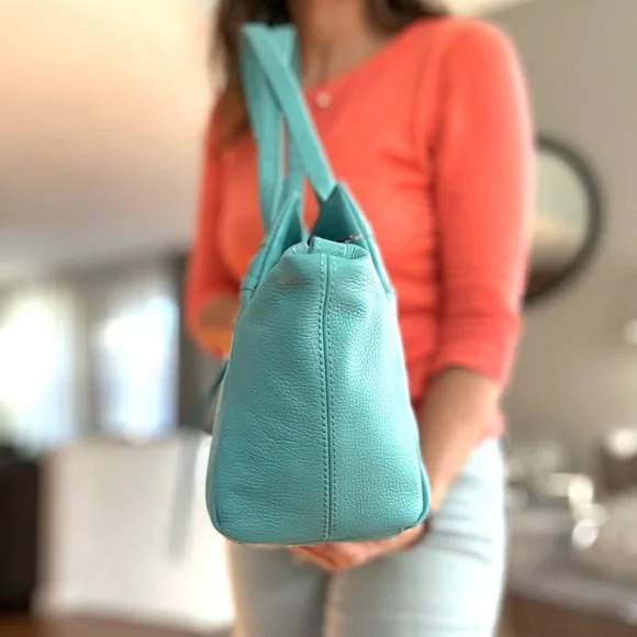 NWT Botkier leather Trigger tote Alver. - Picture 3 of 6